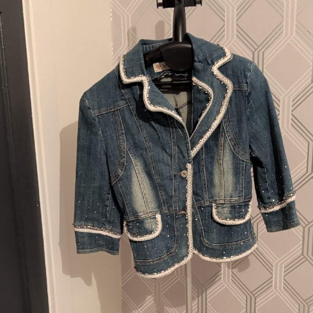 Stylish Blue Denim Womans Jacket